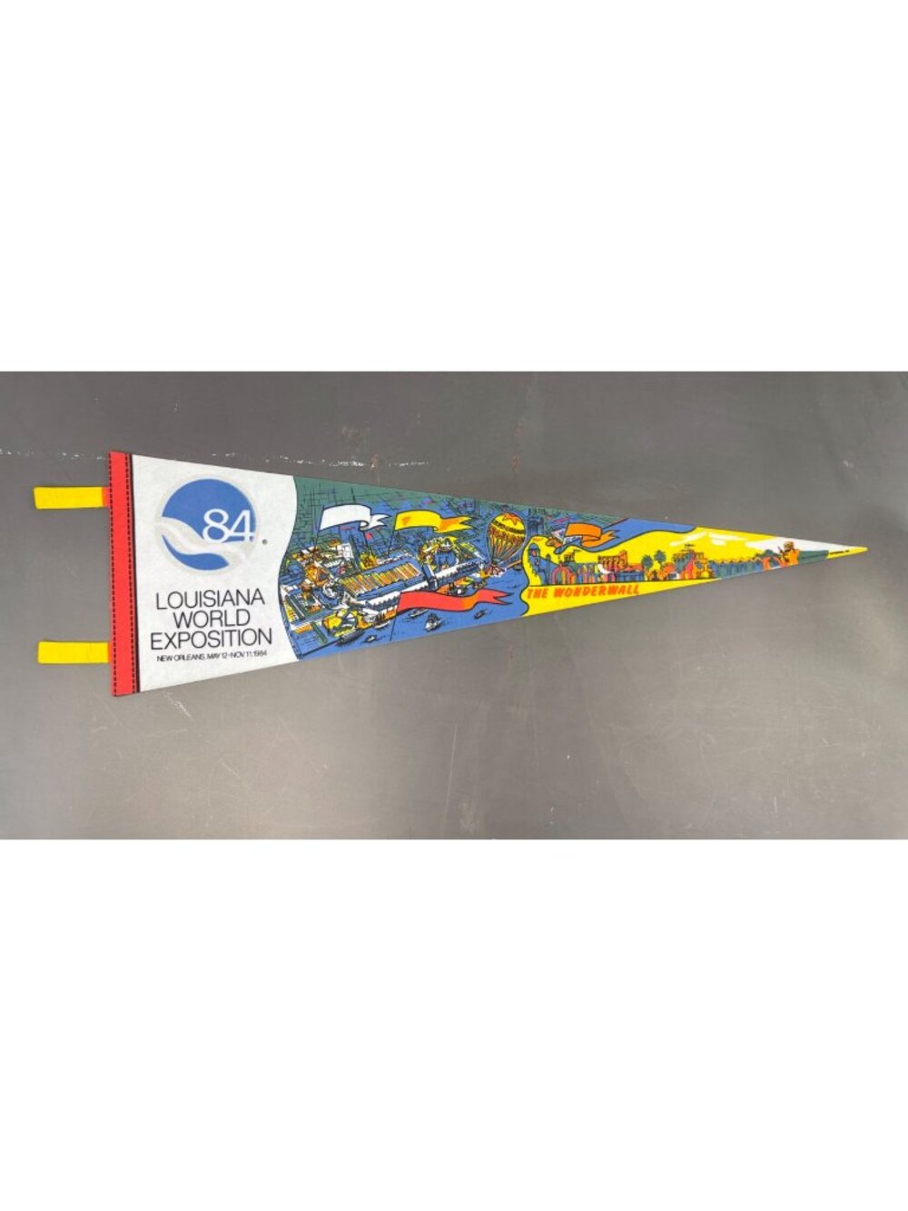 Vintage 1984 Louisiana World Exposition pennant